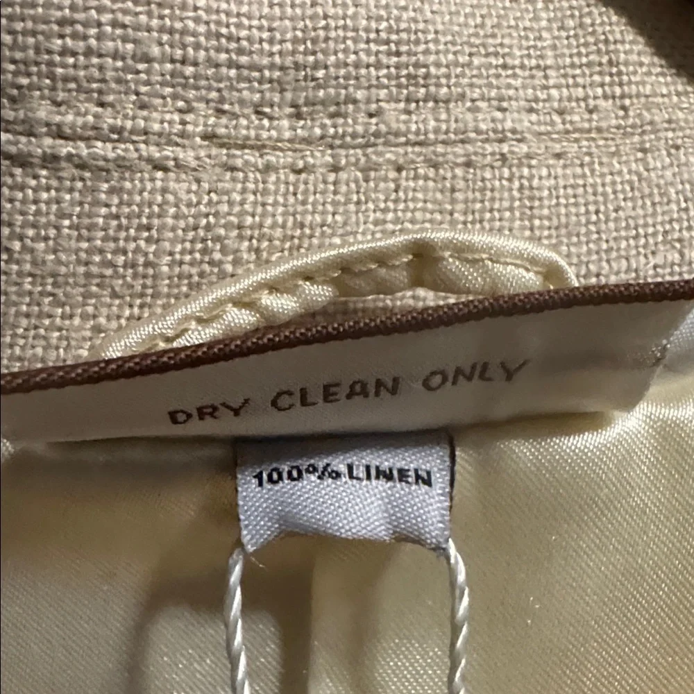 NWT Island Importer Linen Blazer Jacket Sport Coat Mens 41 Tan beach coastal